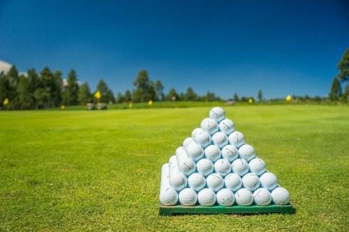 Míče na driving range - 20 košů za 1500 Kč
